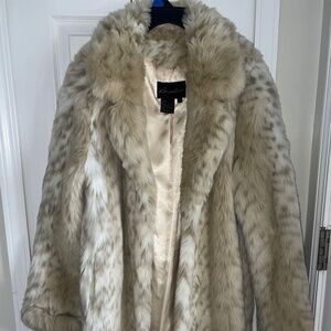 Dennis Basso Faux Fur Coat XS